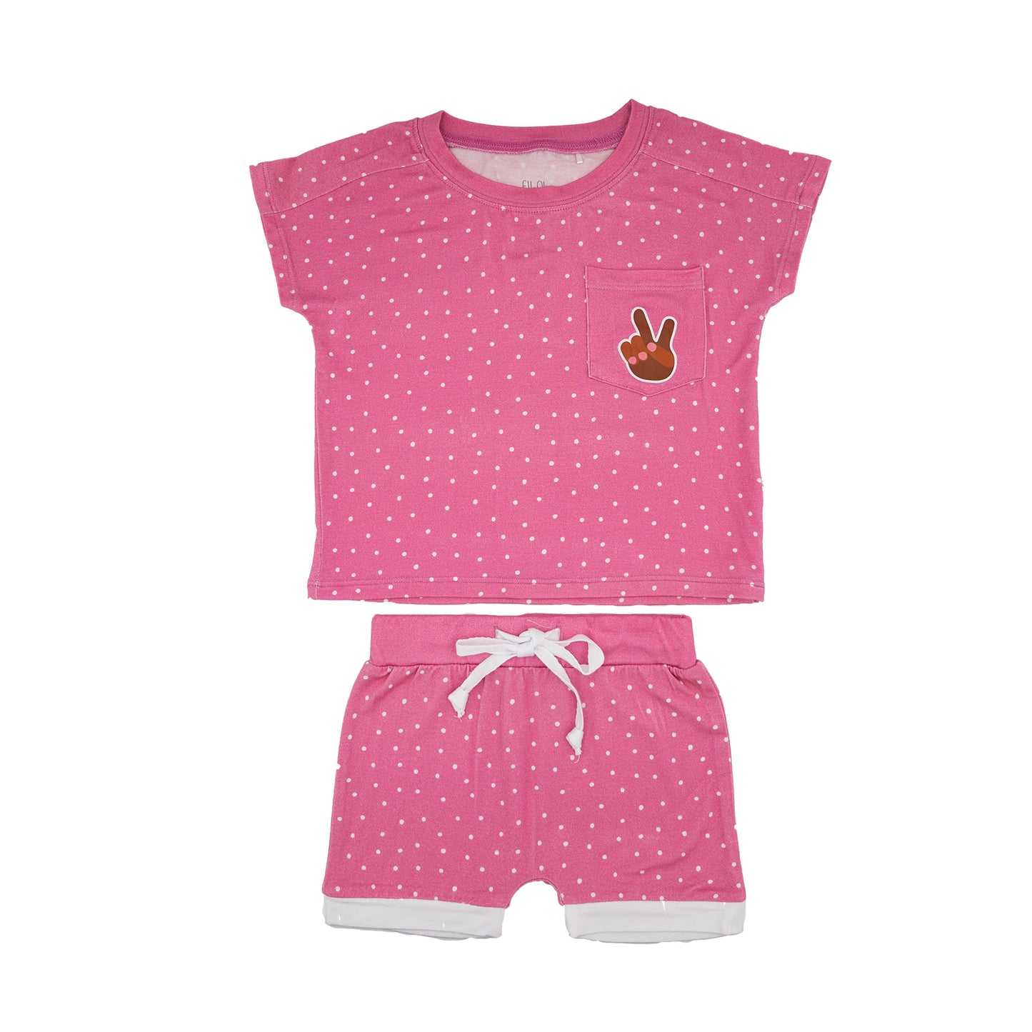 Peace Sign Short Set