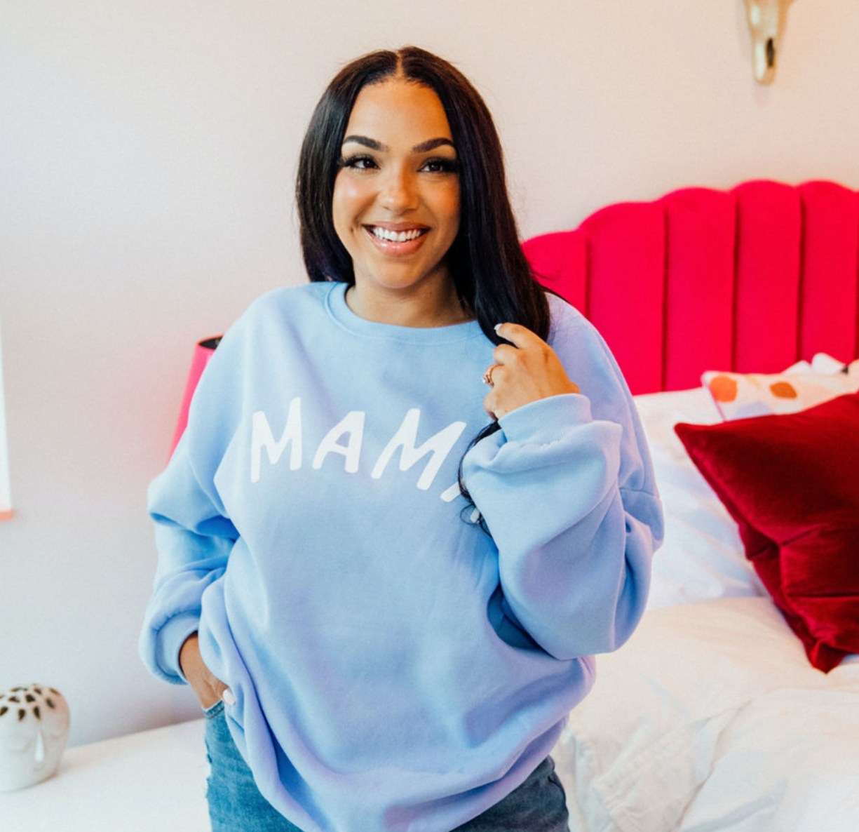 Big Mama Sweatshirt- Periwinkle