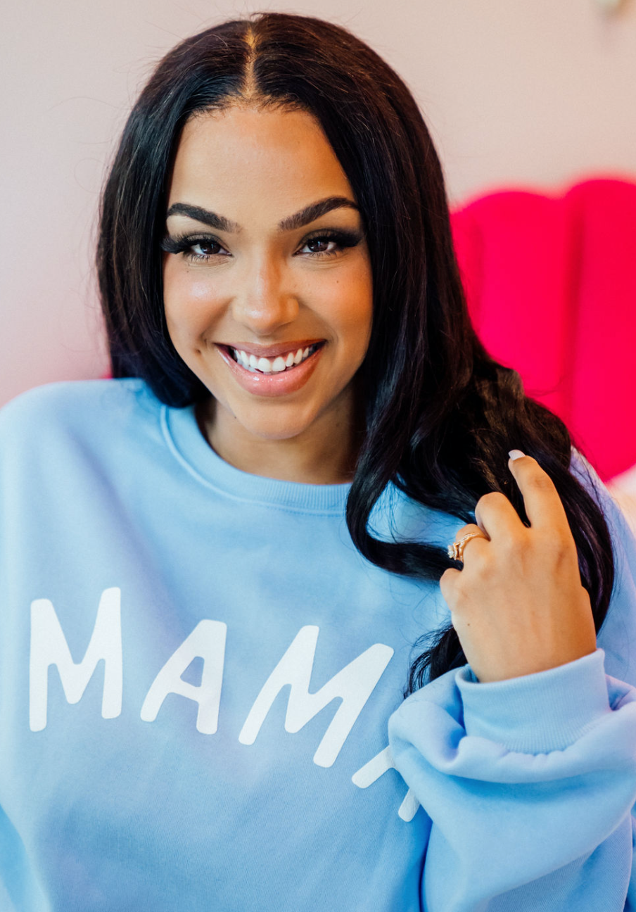Big Mama Sweatshirt- Periwinkle