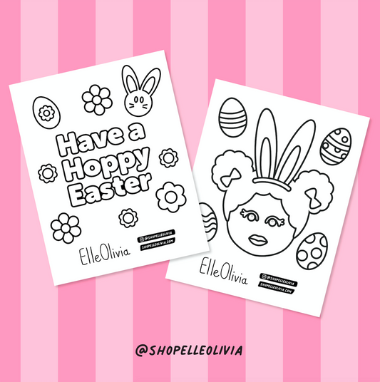 Hoppy Easter Lil Mama! Free Downloadable Easter Coloring Pages
