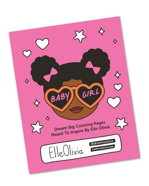 Free Elle Olivia Coloring Book