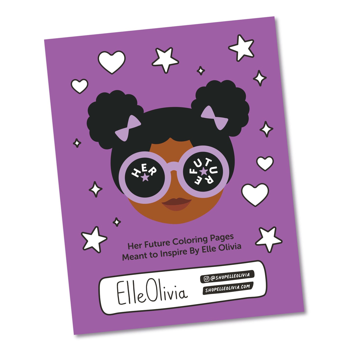 Elle Olivia Coloring Book + Sticker Sheet