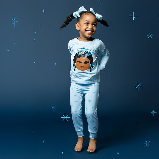 Blue Ice Princess Pajamas