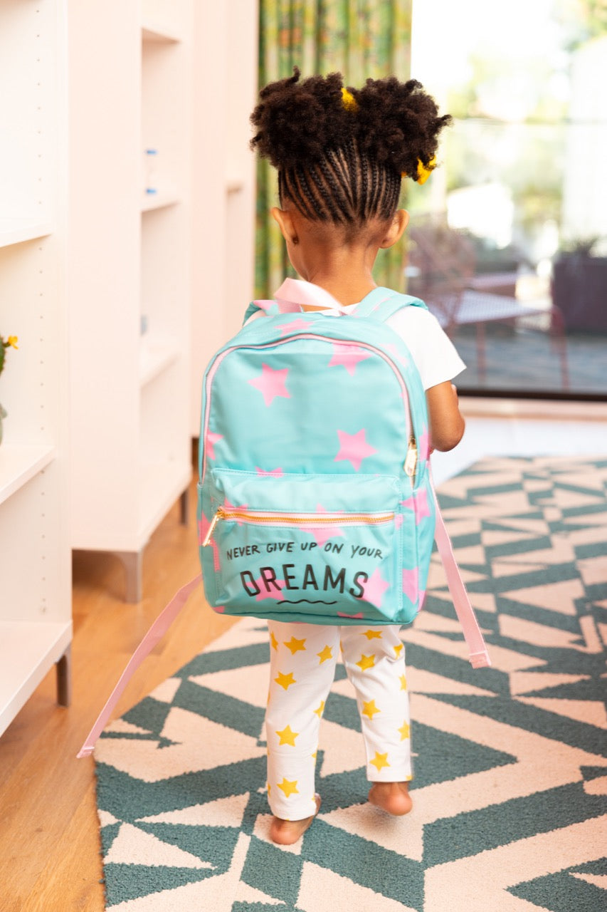 Reach For The Stars Backpack- Teal