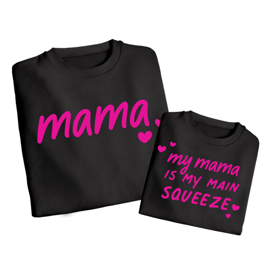 Mama Main Squeeze Sweatshirt- Black