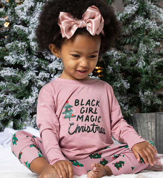 Black Girl Magic Christmas Pajamas