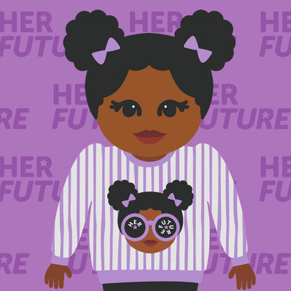 HerFuture Sweatshirt- Purple