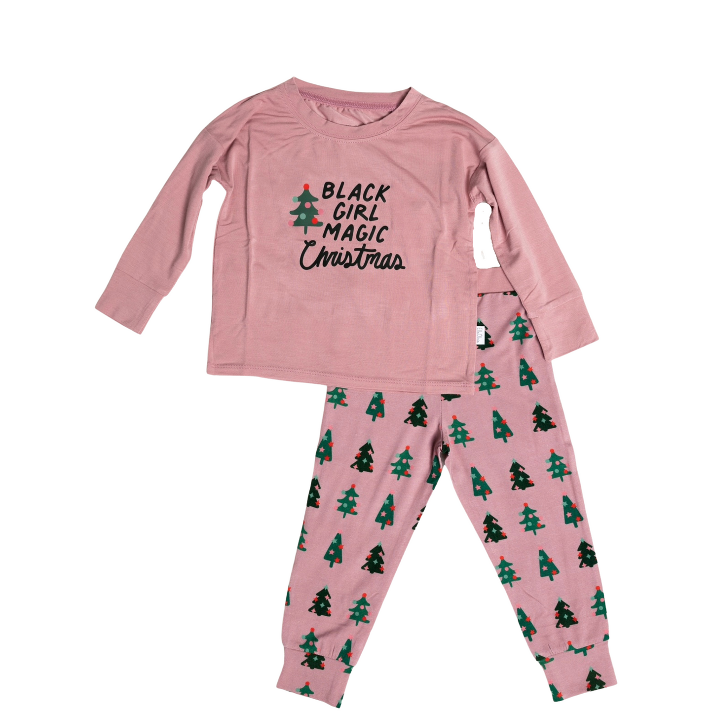 Black Girl Magic Christmas Pajama Set