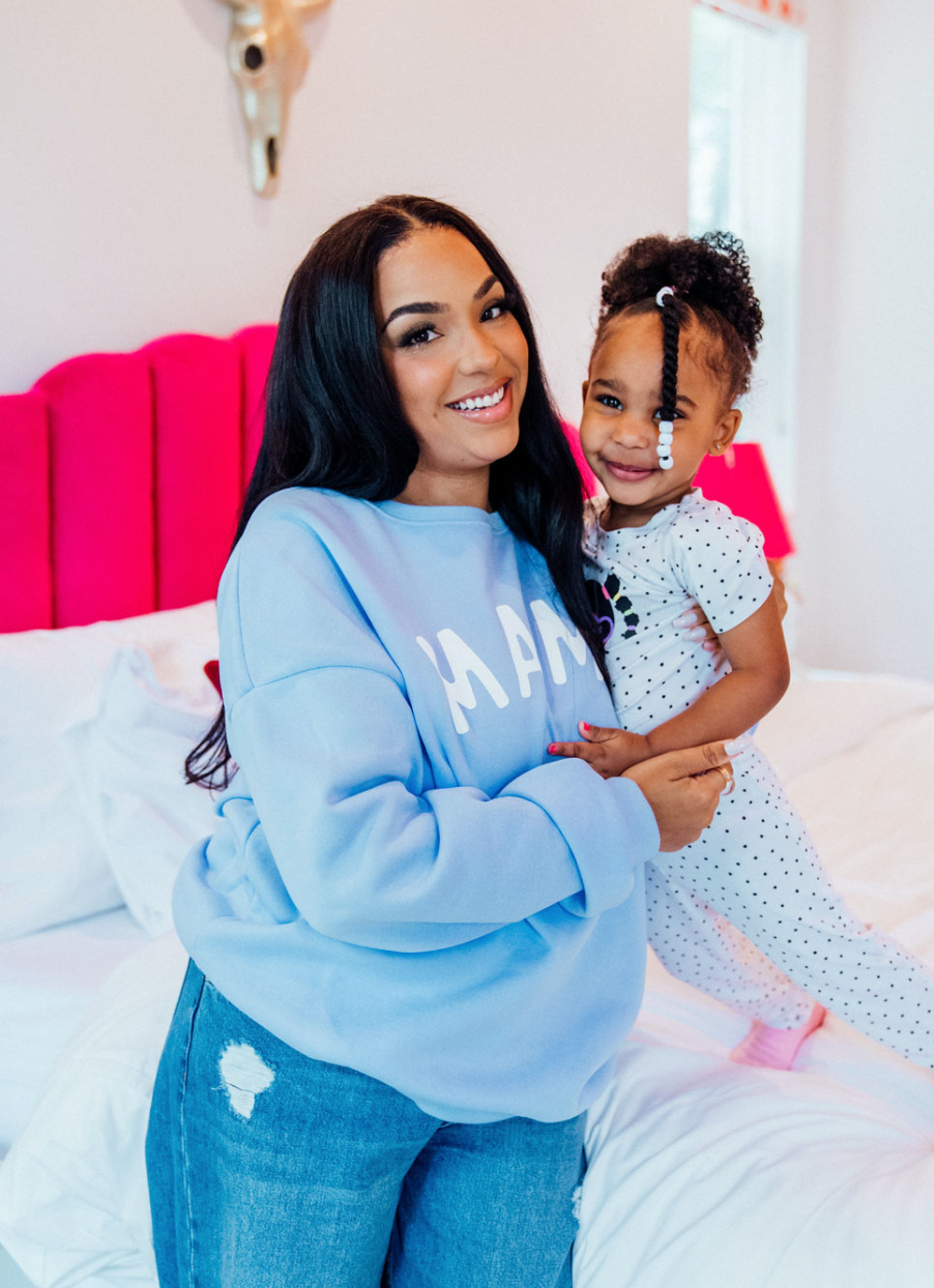 Big Mama Sweatshirt- Periwinkle